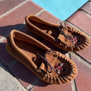 Minnetonka suede shoes